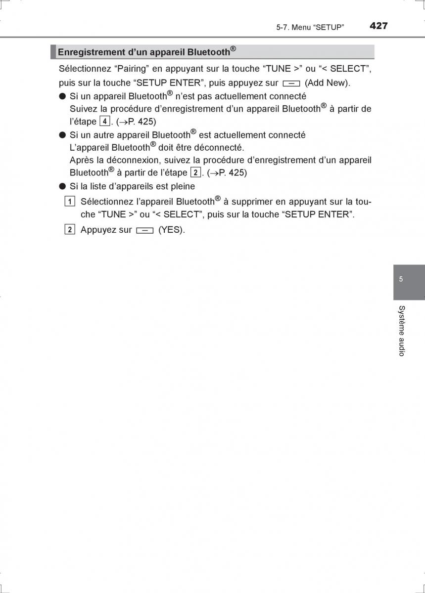 Toyota Hilux VIII 8 AN120 AN130 manuel du proprietaire / page 427