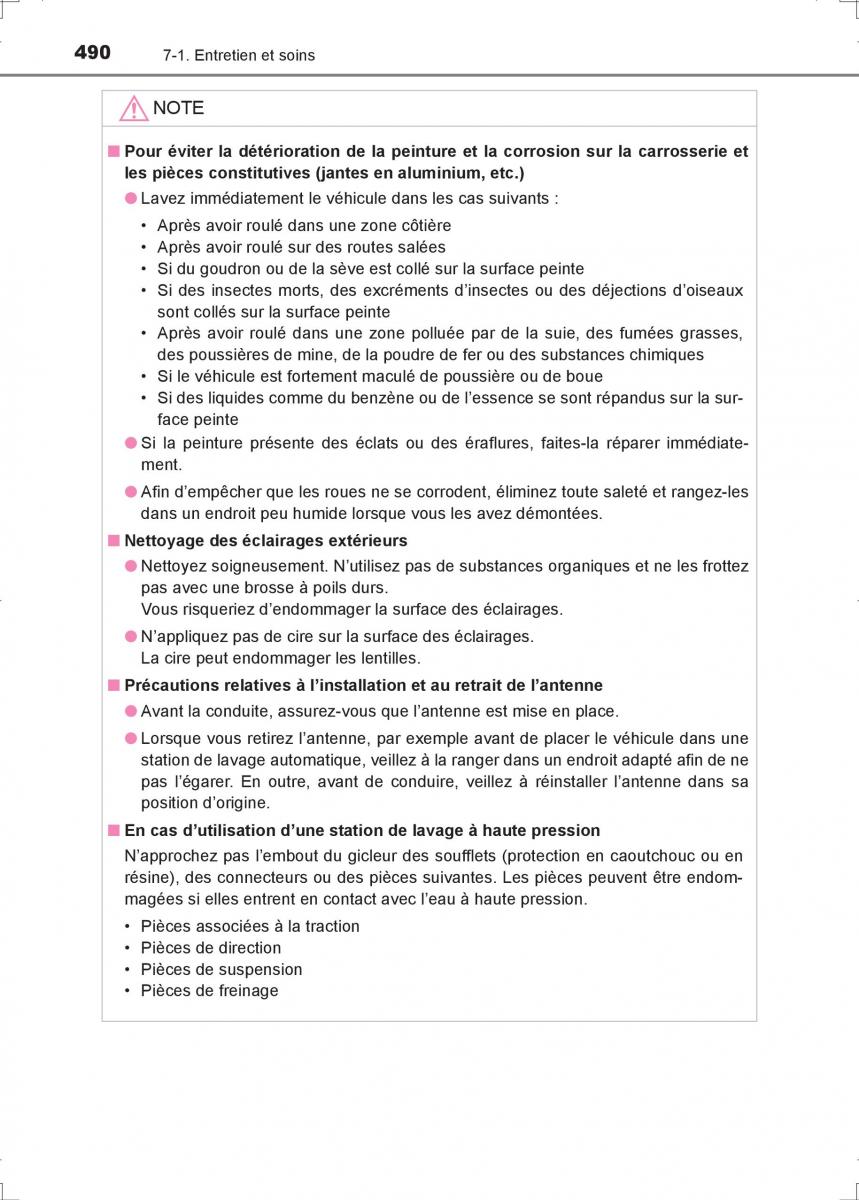 Toyota Hilux VIII 8 AN120 AN130 manuel du proprietaire / page 490