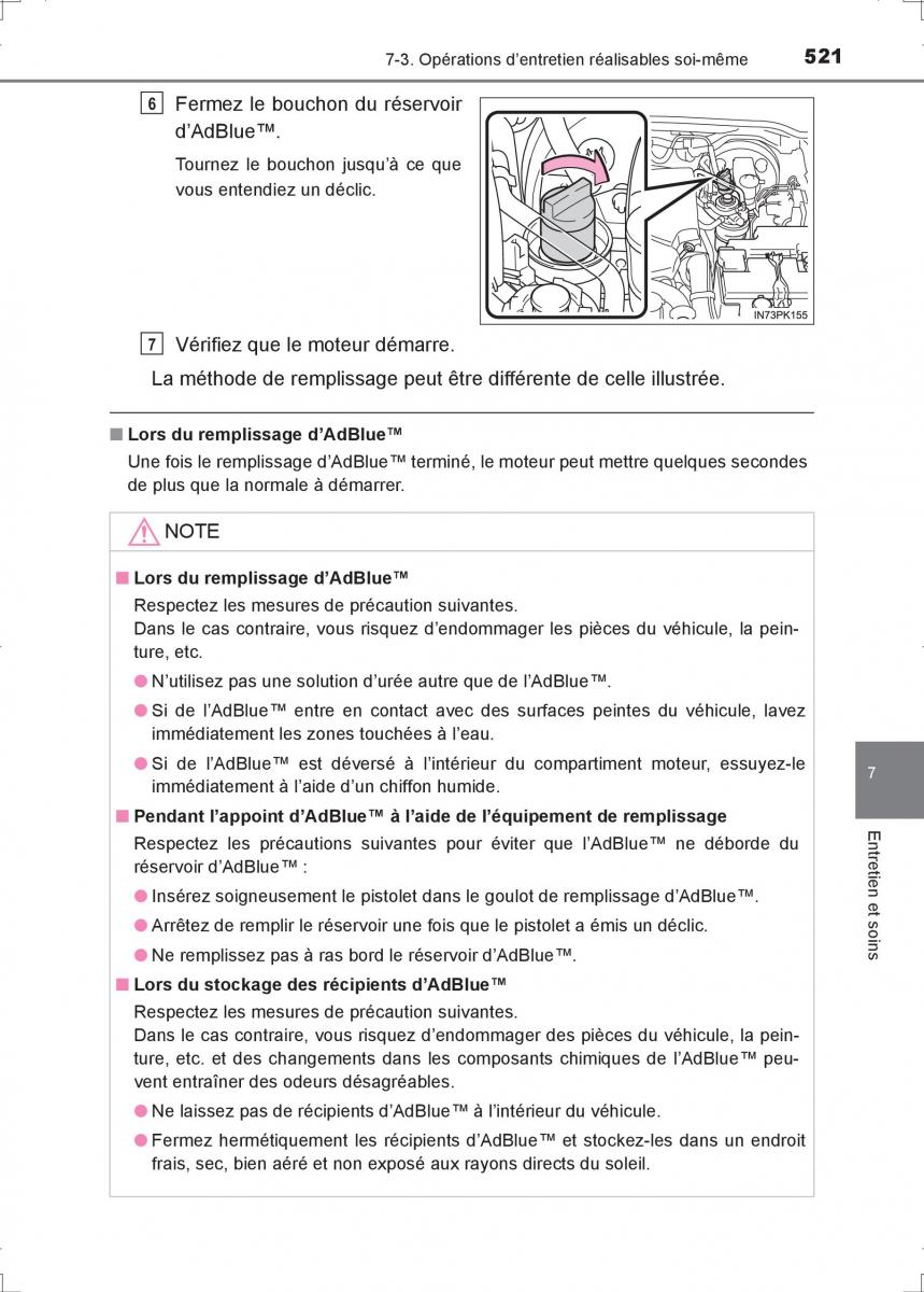 Toyota Hilux VIII 8 AN120 AN130 manuel du proprietaire / page 521