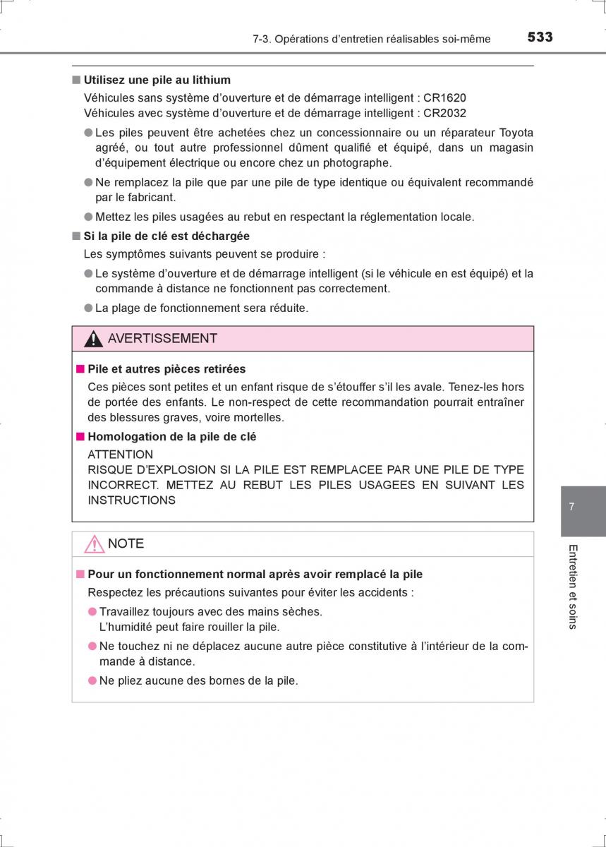 Toyota Hilux VIII 8 AN120 AN130 manuel du proprietaire / page 533