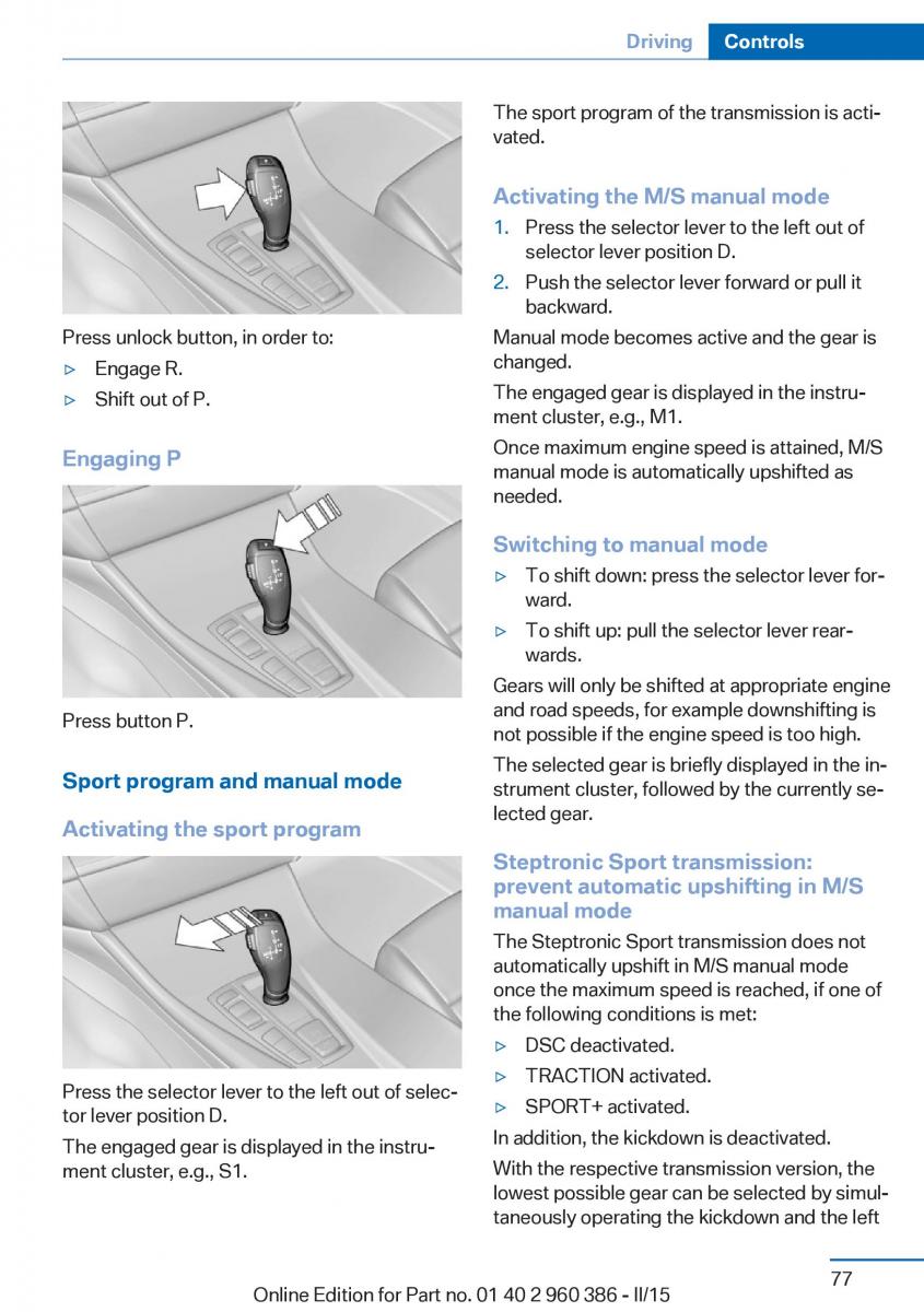 BMW X3 F25 owners manual / page 81