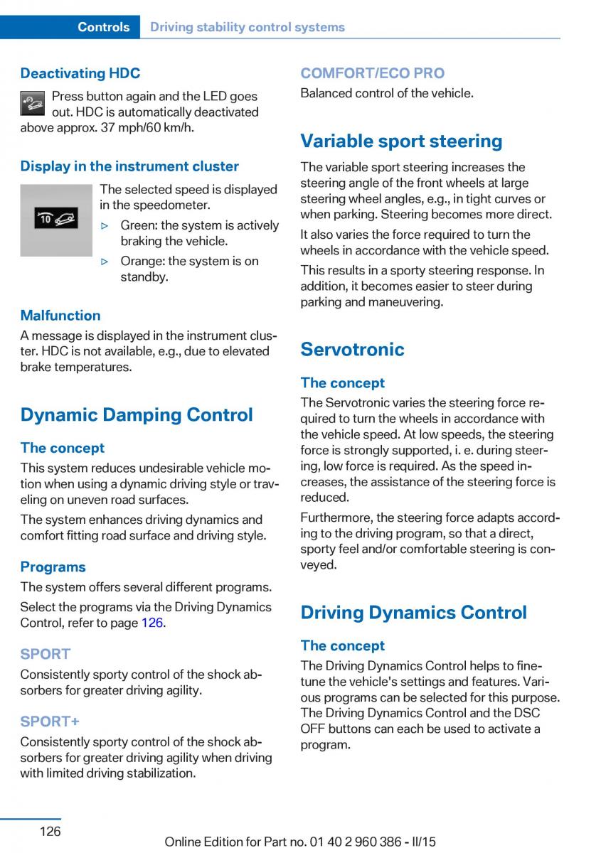 BMW X3 F25 owners manual / page 130