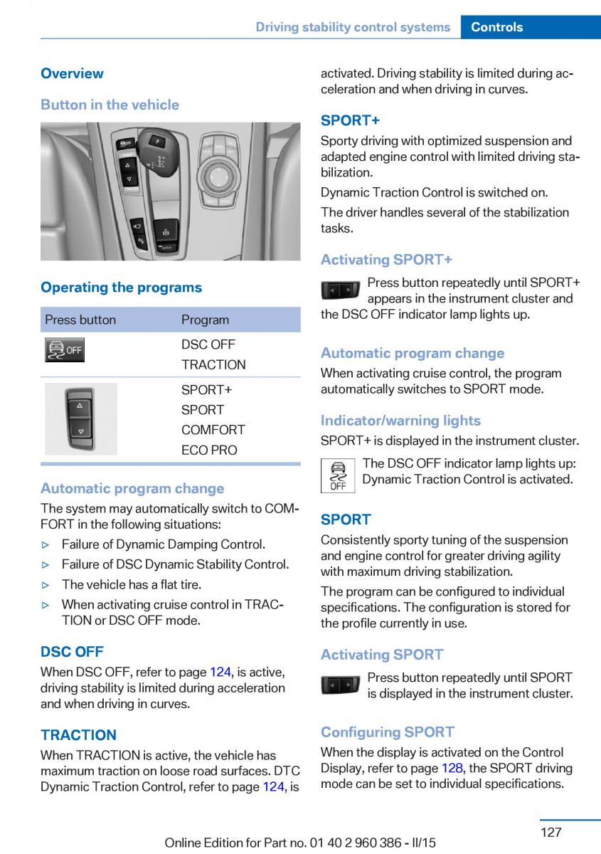 BMW X3 F25 owners manual / page 131