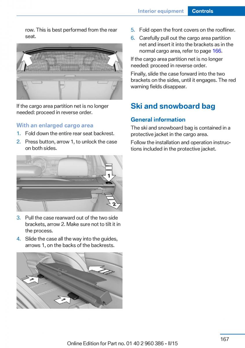 BMW X3 F25 owners manual / page 171