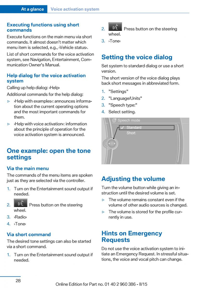 BMW X3 F25 owners manual / page 32