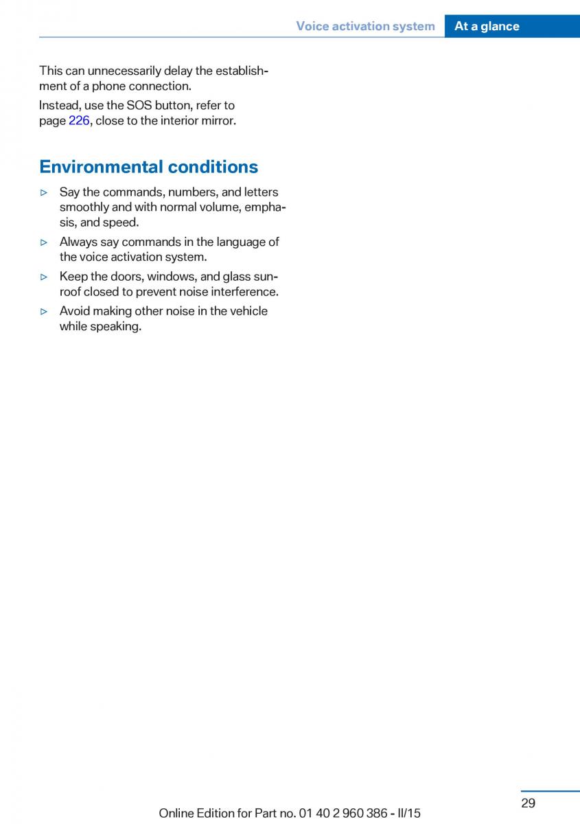 BMW X3 F25 owners manual / page 33