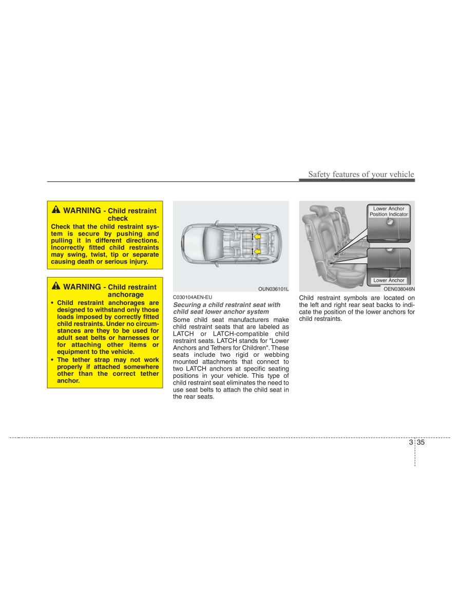 Hyundai ix55 Veracruz owners manual / page 55