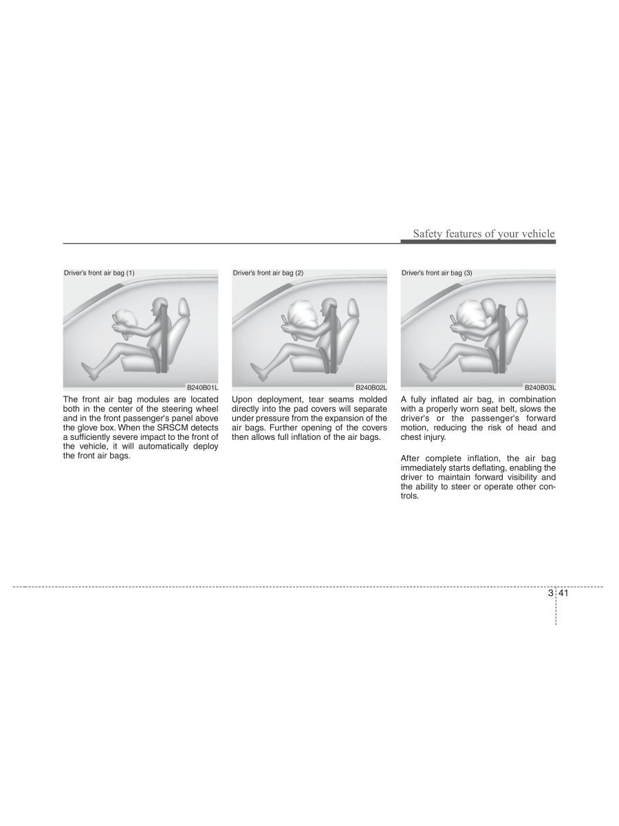 Hyundai ix55 Veracruz owners manual / page 61