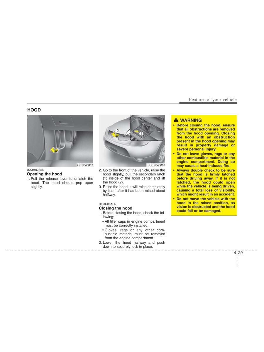 Hyundai ix55 Veracruz owners manual / page 111