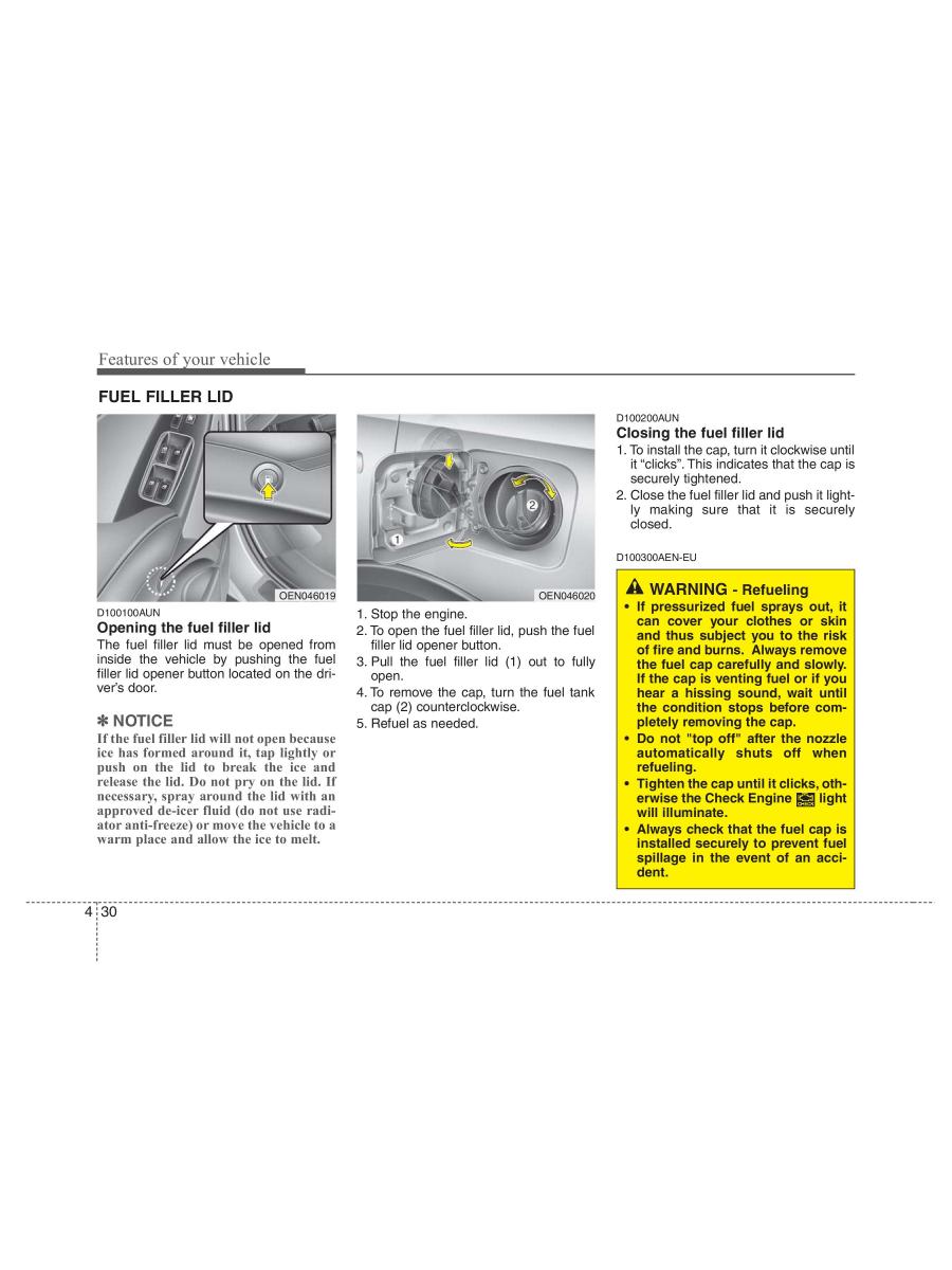 Hyundai ix55 Veracruz owners manual / page 112