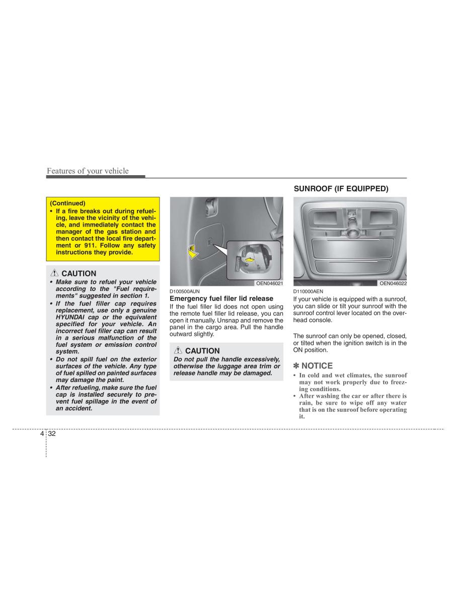 Hyundai ix55 Veracruz owners manual / page 114