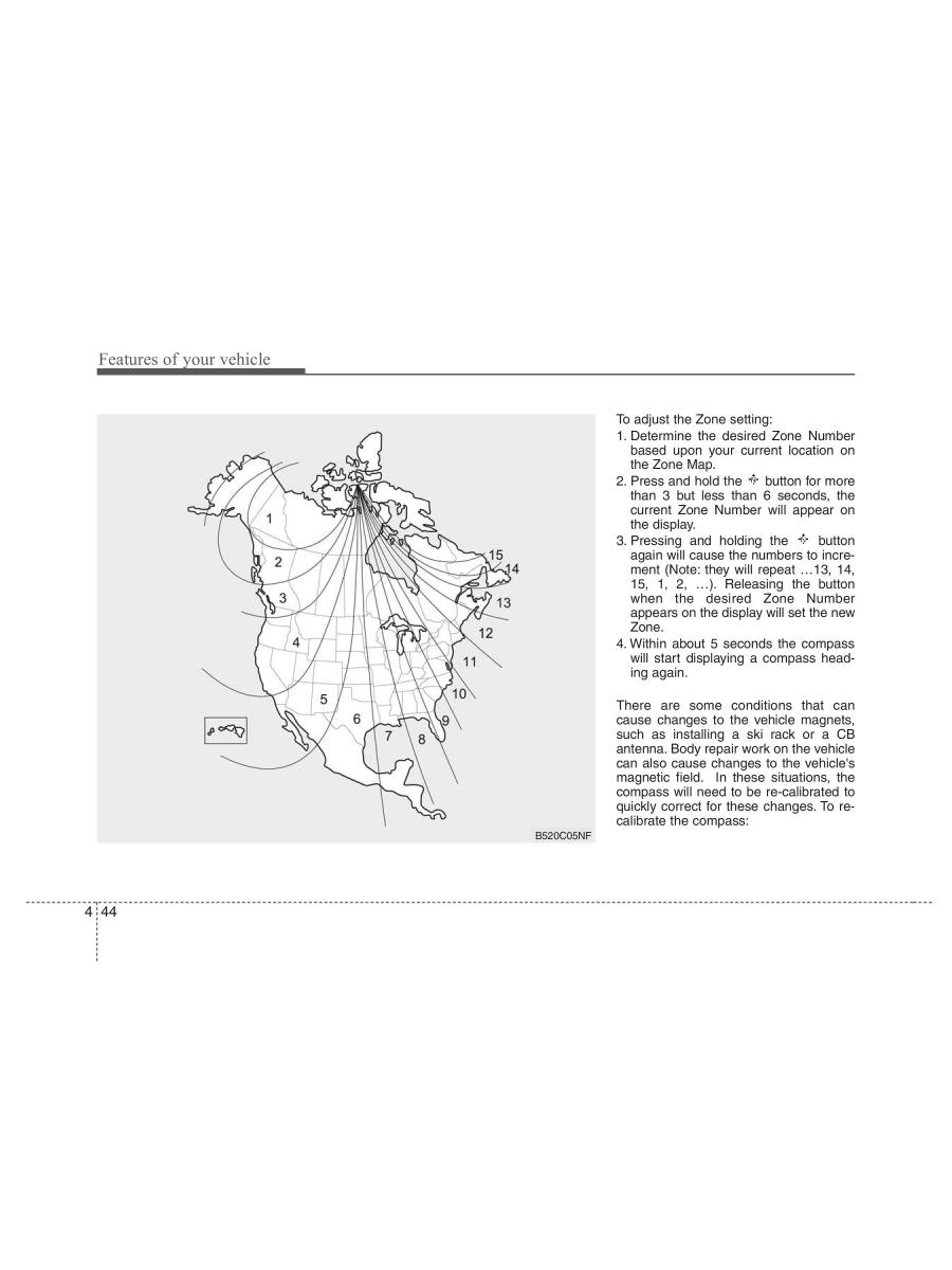 Hyundai ix55 Veracruz owners manual / page 126