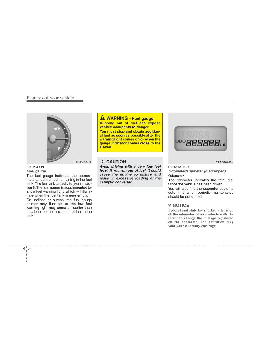 Hyundai ix55 Veracruz owners manual / page 136