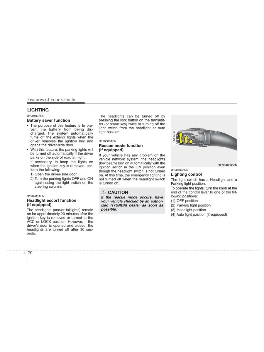 Hyundai ix55 Veracruz owners manual / page 152