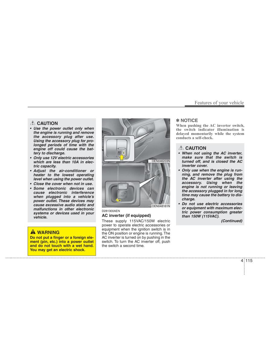 Hyundai ix55 Veracruz owners manual / page 197