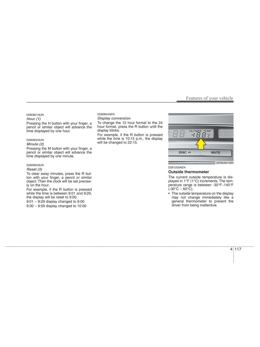 Hyundai ix55 Veracruz owners manual / page 199