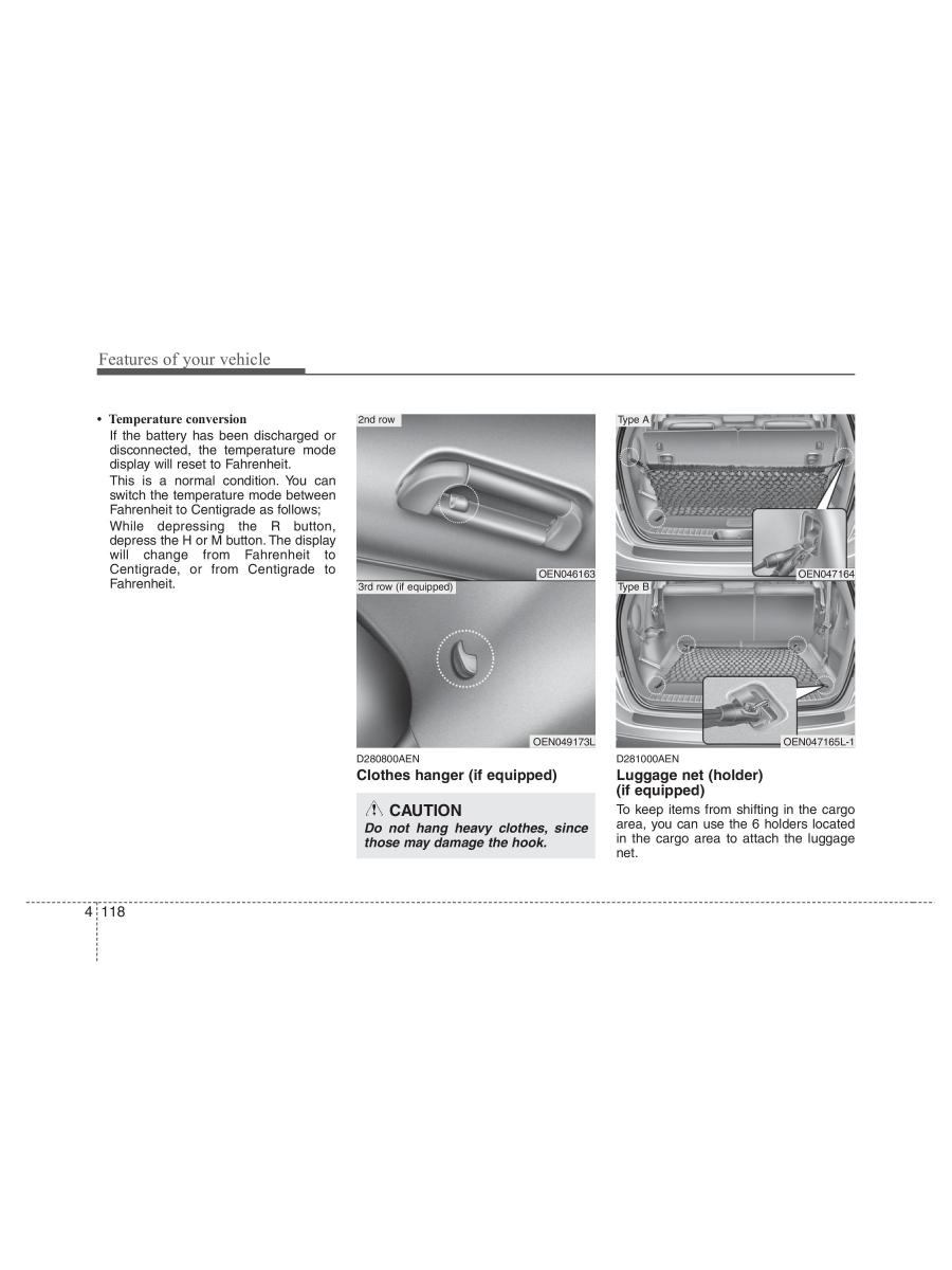 Hyundai ix55 Veracruz owners manual / page 200