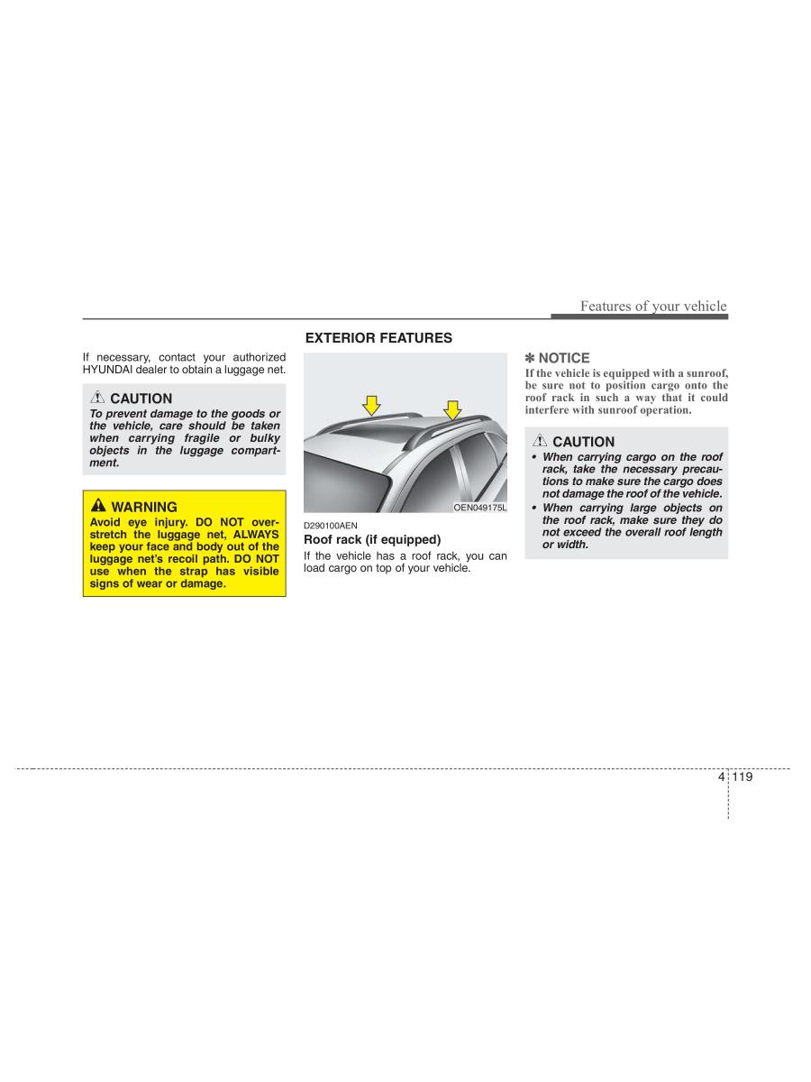 Hyundai ix55 Veracruz owners manual / page 201