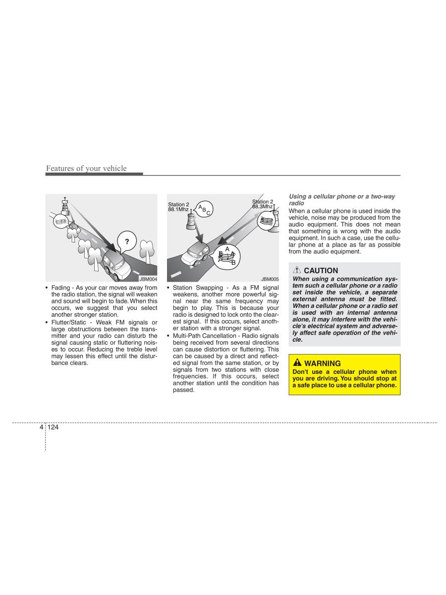 Hyundai ix55 Veracruz owners manual / page 206