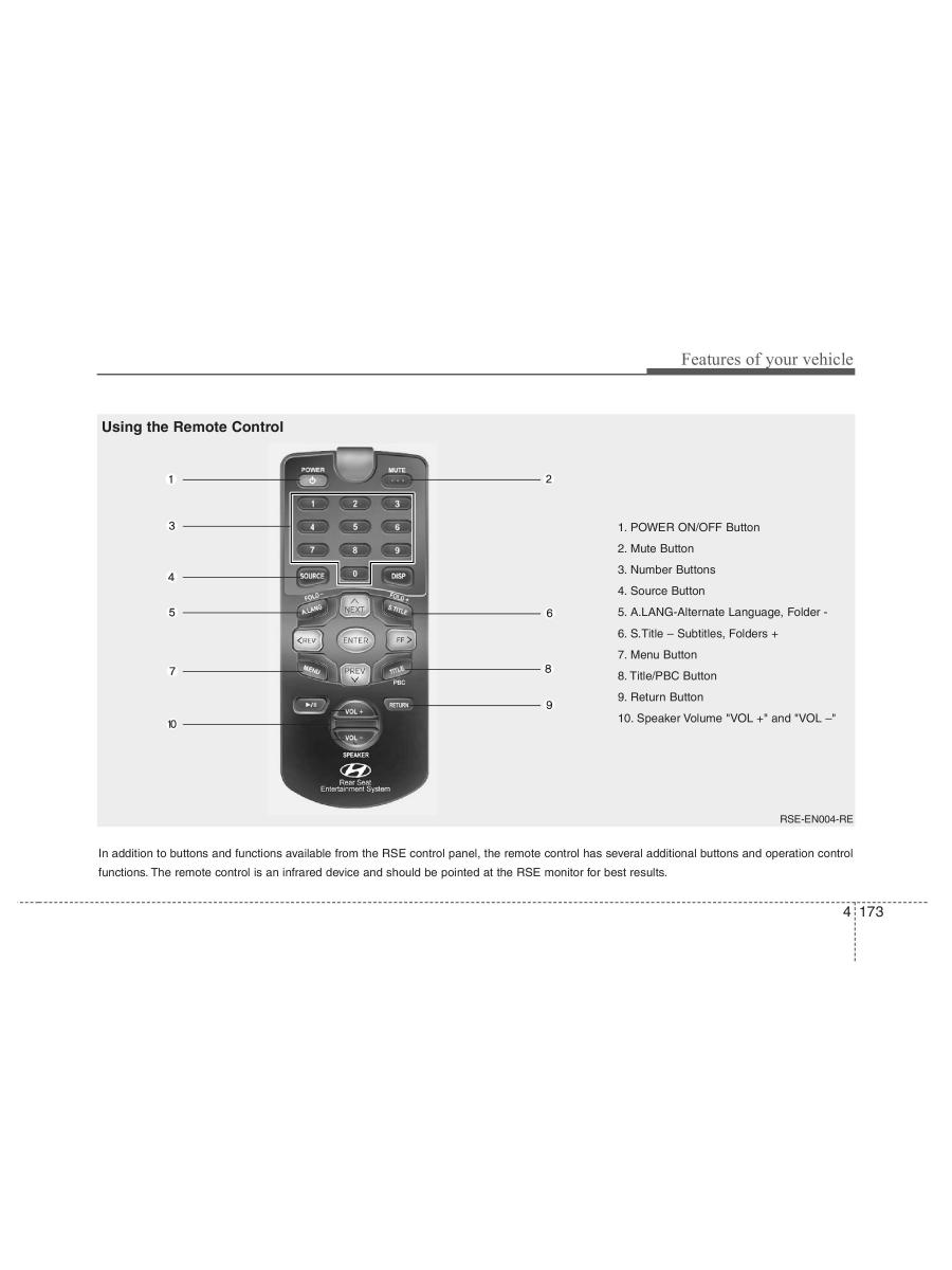 Hyundai ix55 Veracruz owners manual / page 255