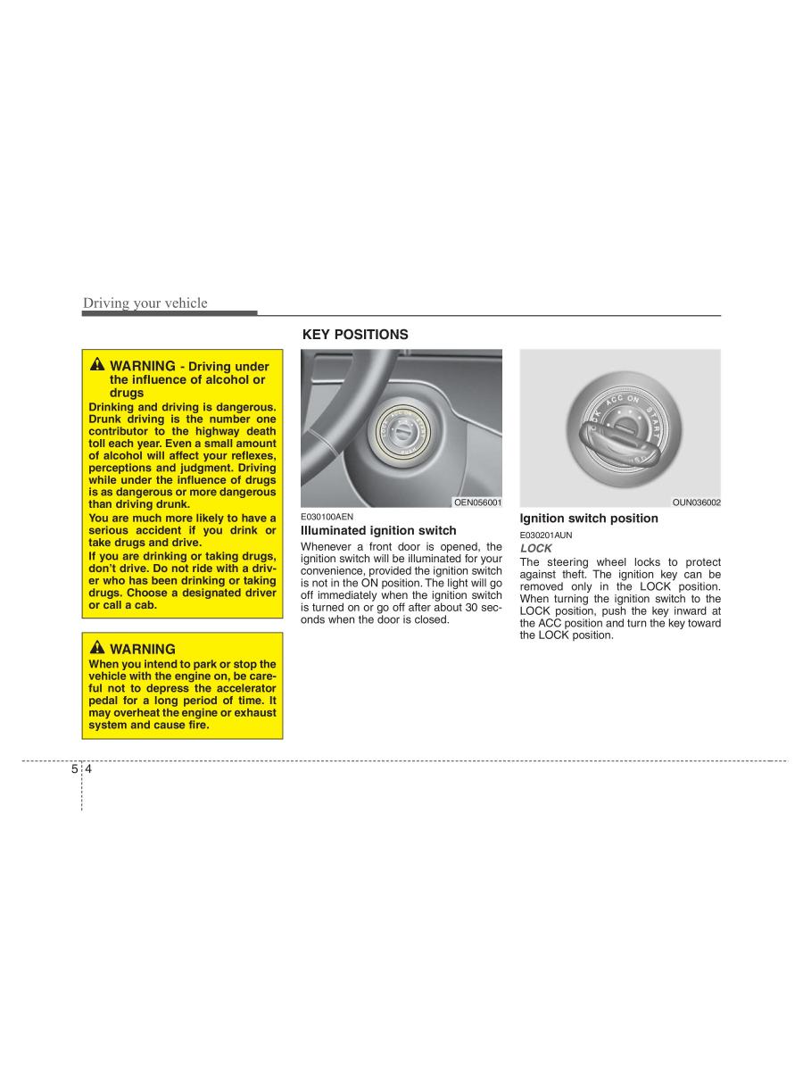 Hyundai ix55 Veracruz owners manual / page 262