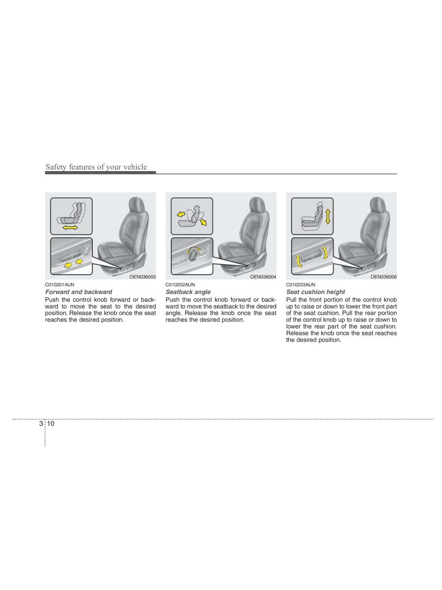 Hyundai ix55 Veracruz owners manual / page 30