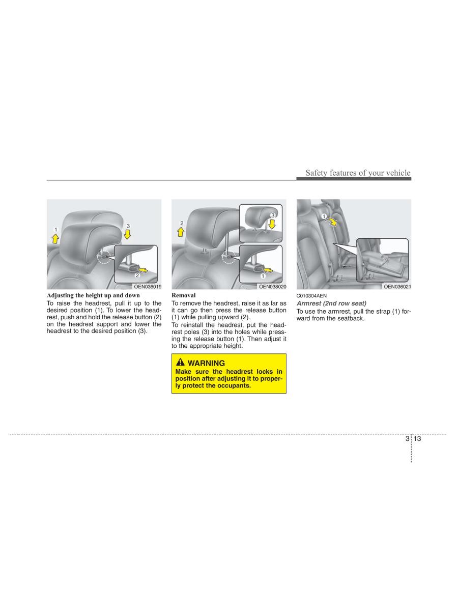 Hyundai ix55 Veracruz owners manual / page 33