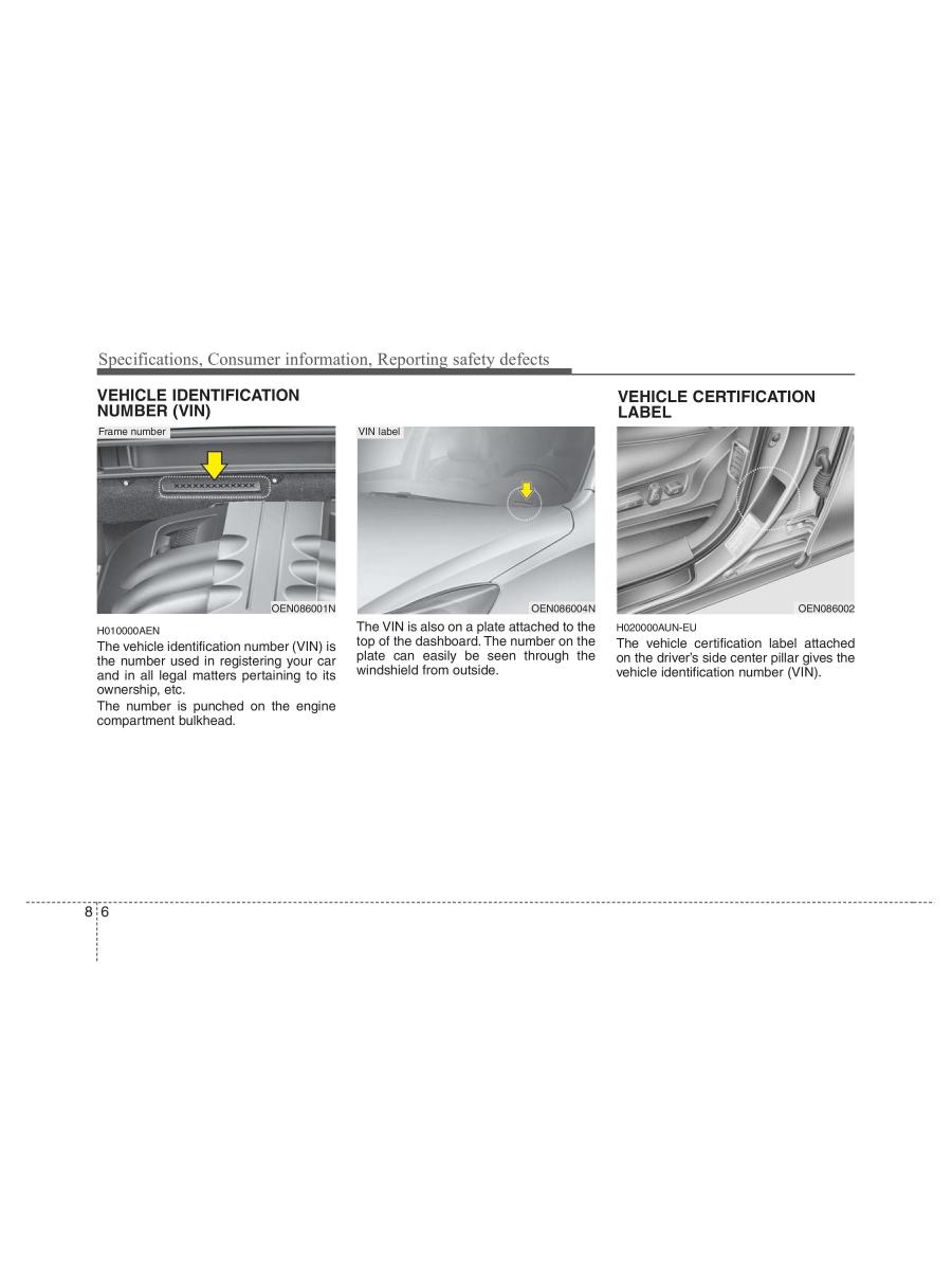 Hyundai ix55 Veracruz owners manual / page 415