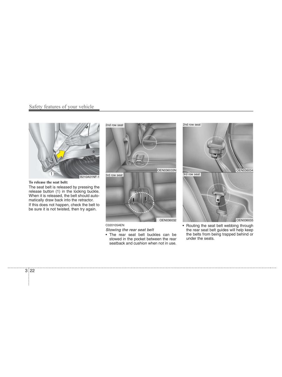 Hyundai ix55 Veracruz owners manual / page 42