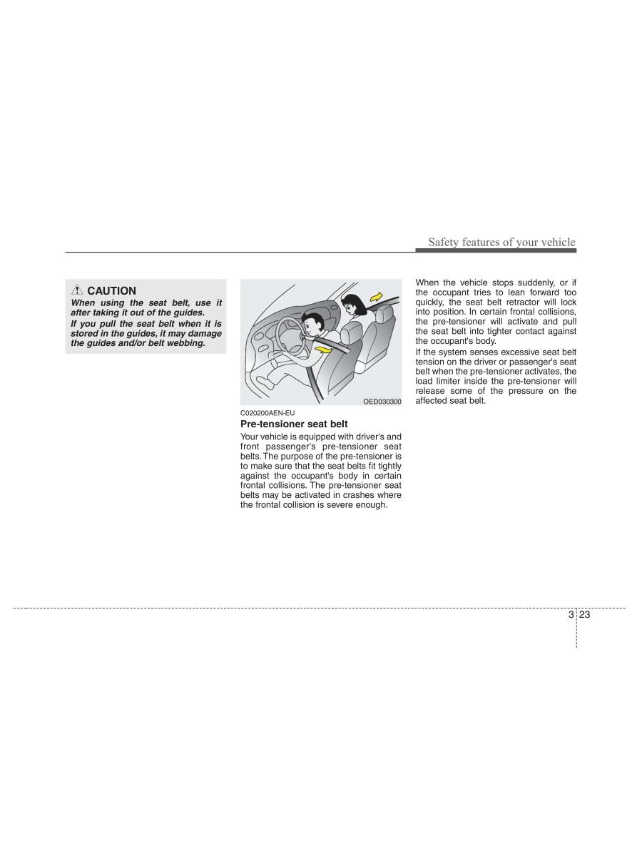 Hyundai ix55 Veracruz owners manual / page 43