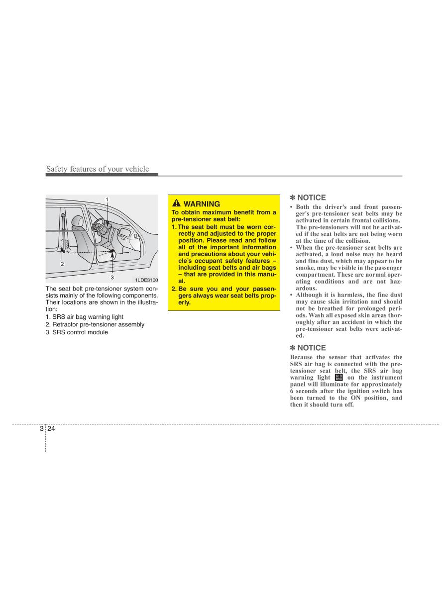 Hyundai ix55 Veracruz owners manual / page 44