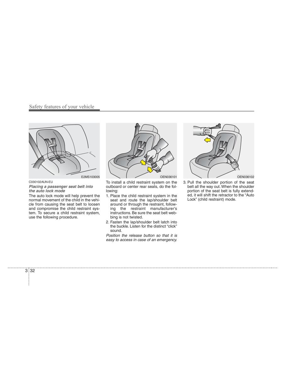 Hyundai ix55 Veracruz owners manual / page 52