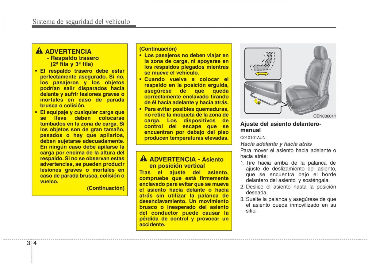 Hyundai ix55 Veracruz manual del propietario / page 23