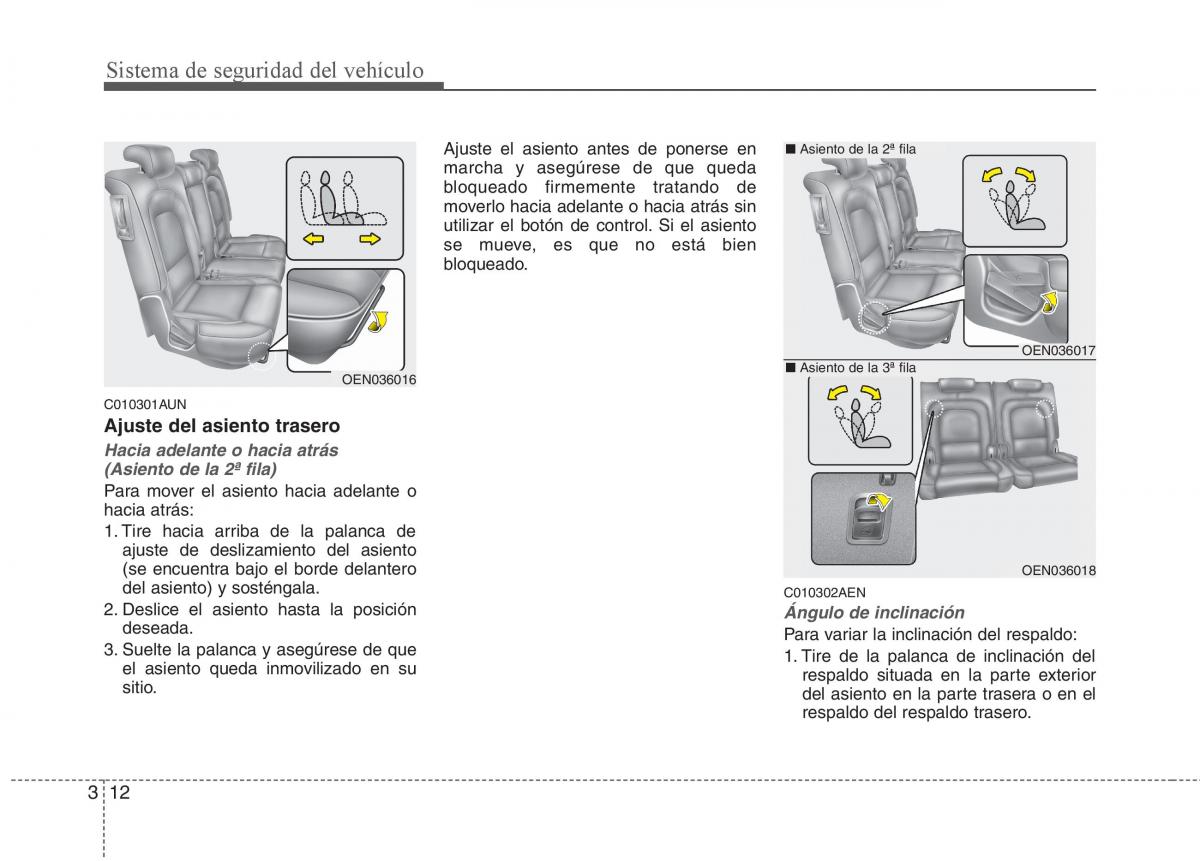 Hyundai ix55 Veracruz manual del propietario / page 31