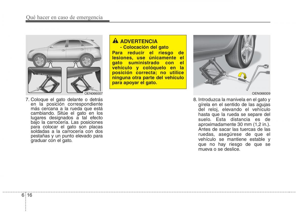 Hyundai ix55 Veracruz manual del propietario / page 329