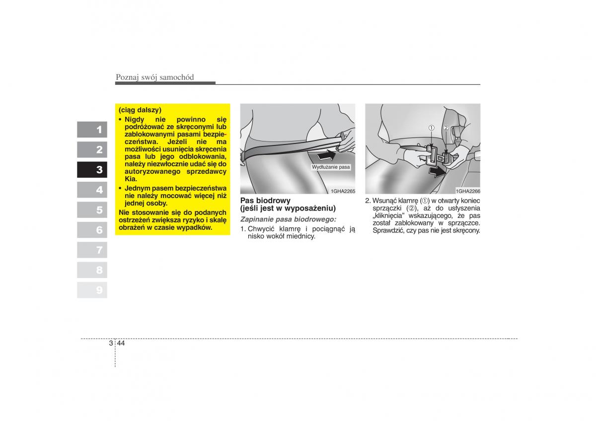 KIA Sportage II 2 instrukcja obslugi / page 55