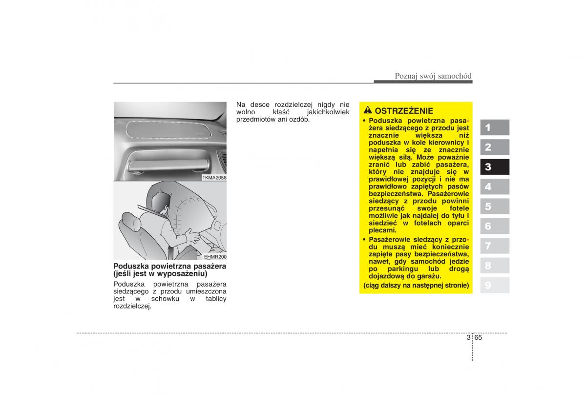 KIA Sportage II 2 instrukcja obslugi / page 76