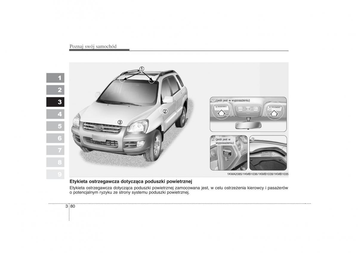 KIA Sportage II 2 instrukcja obslugi / page 91