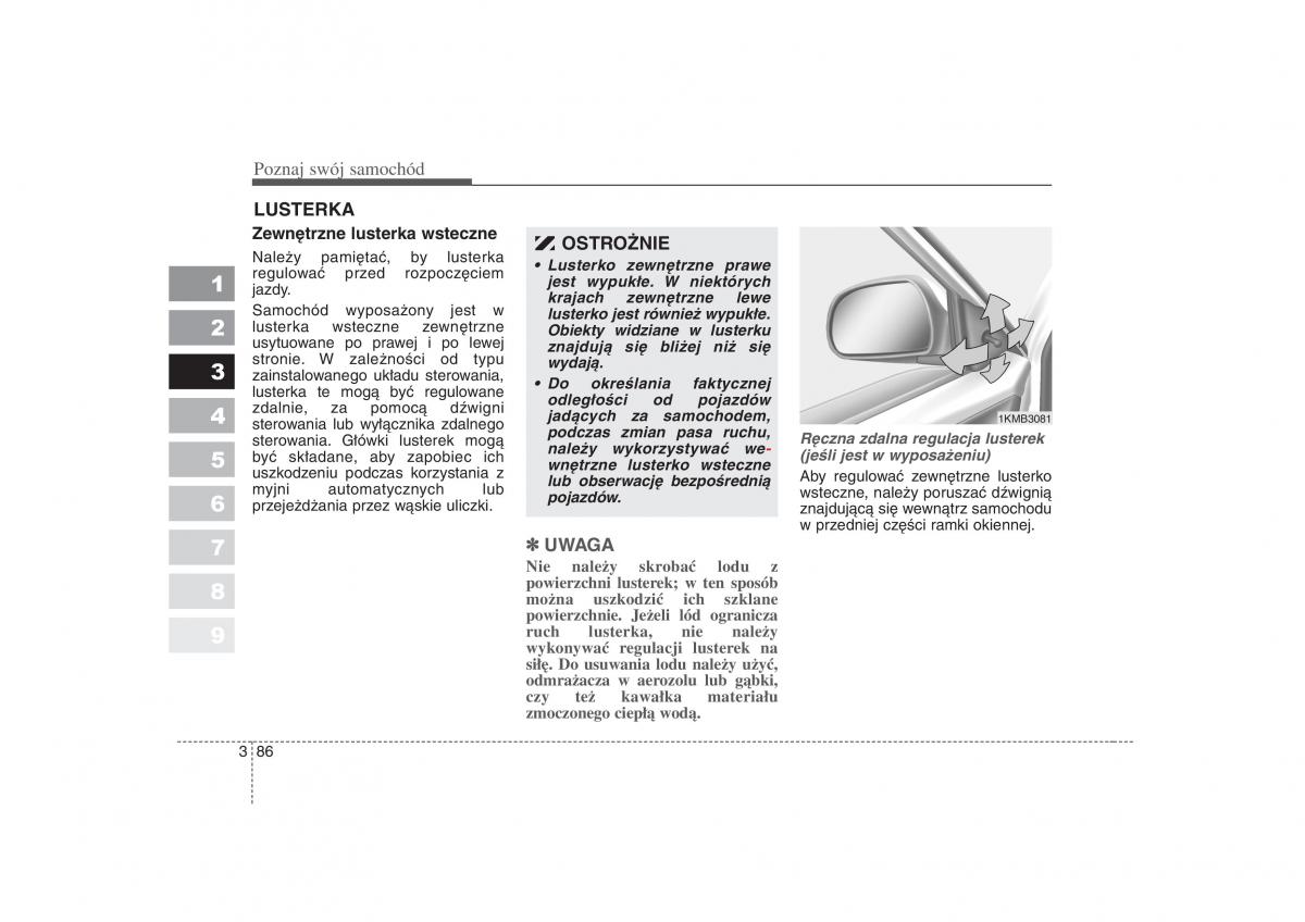 KIA Sportage II 2 instrukcja obslugi / page 97