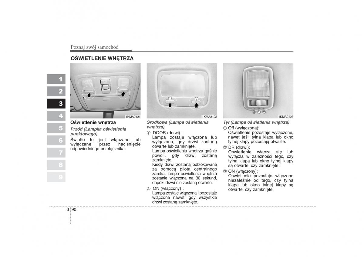 KIA Sportage II 2 instrukcja obslugi / page 101