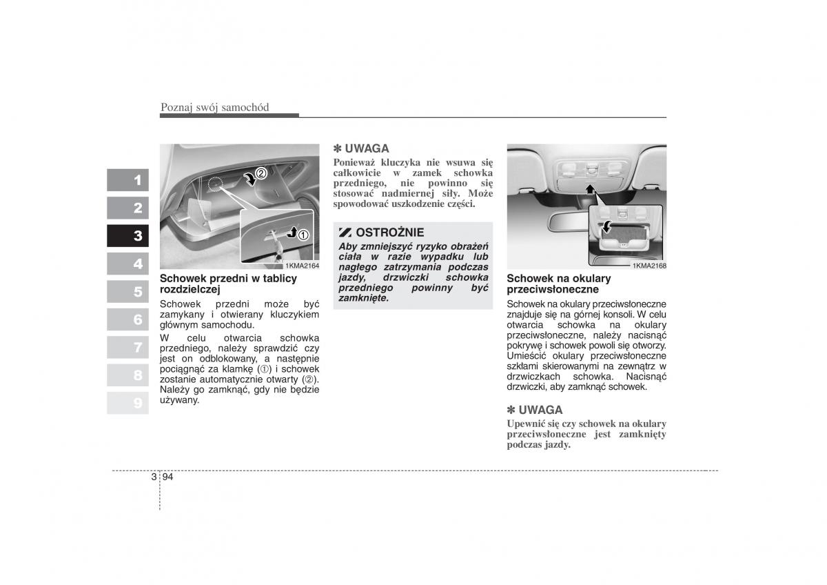 KIA Sportage II 2 instrukcja obslugi / page 105