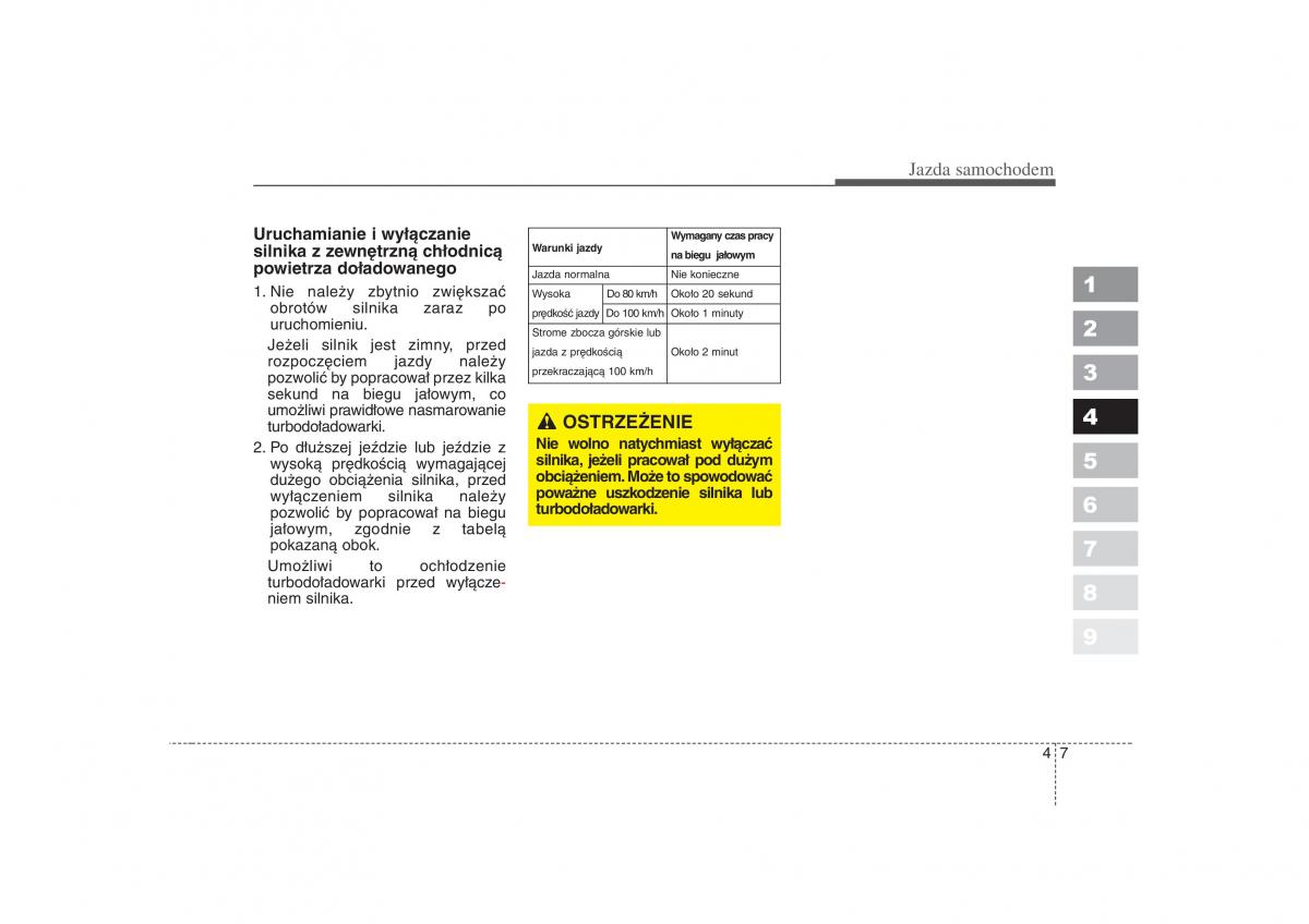 KIA Sportage II 2 instrukcja obslugi / page 128