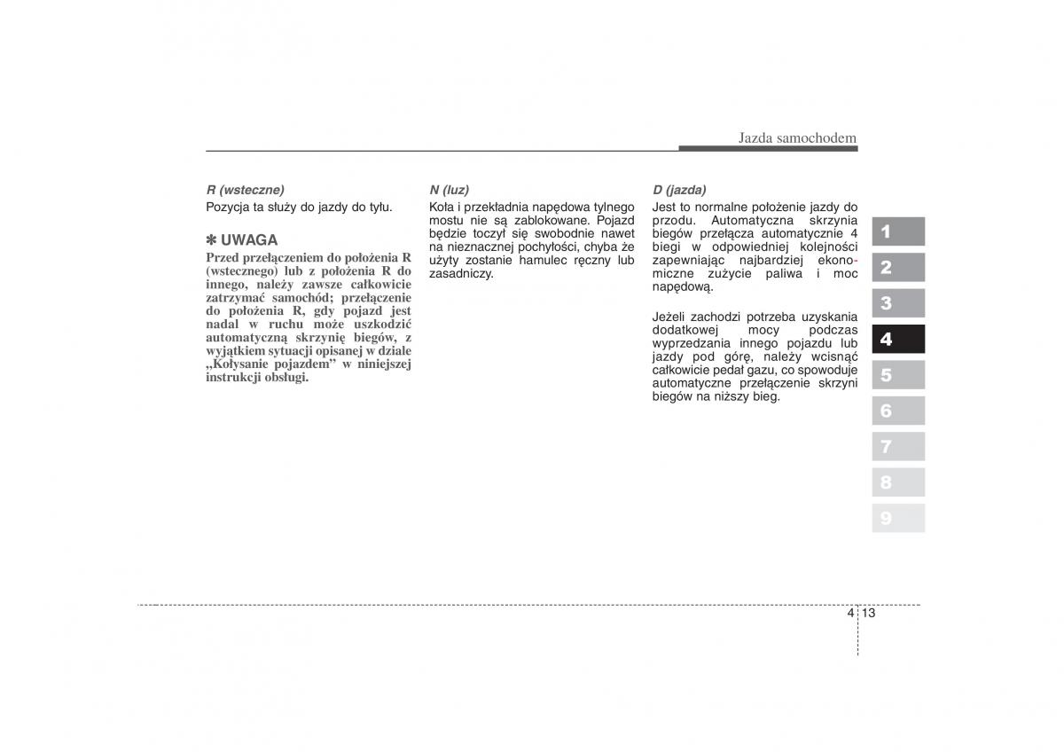 KIA Sportage II 2 instrukcja obslugi / page 134