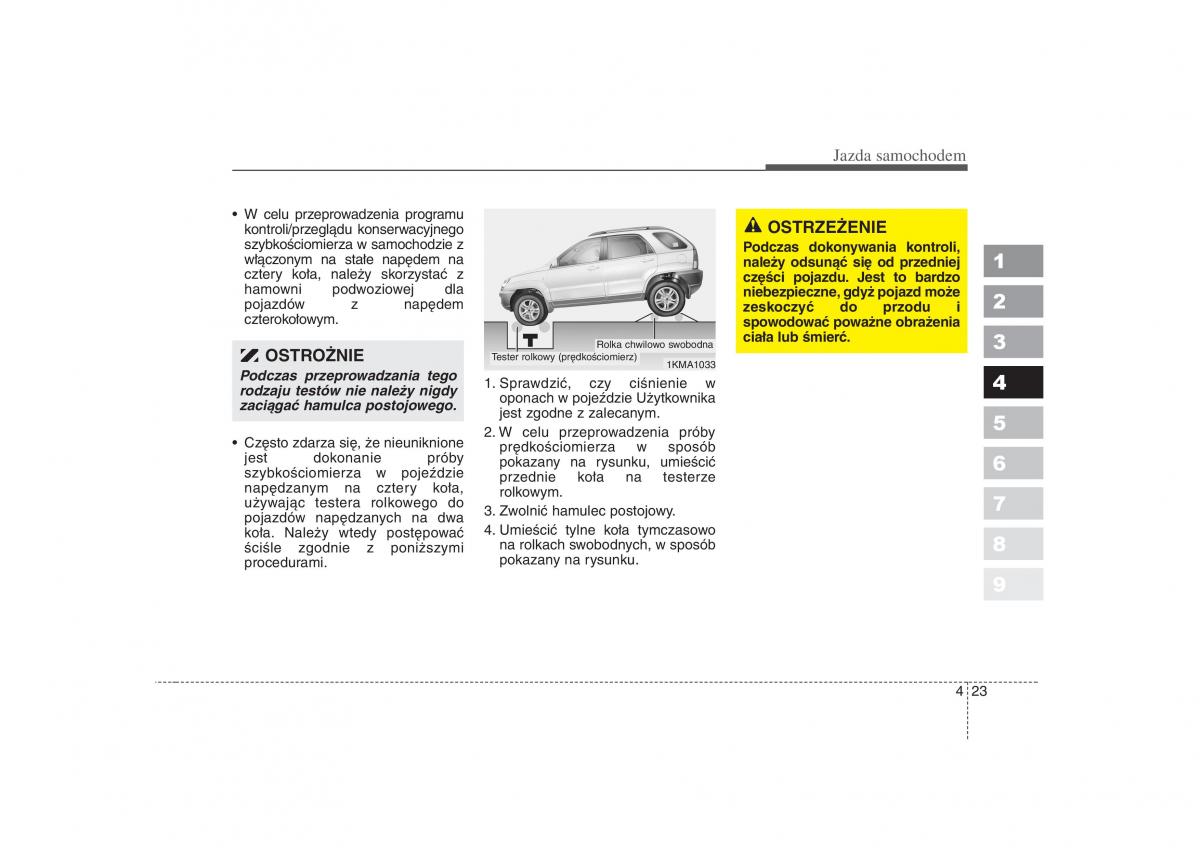 KIA Sportage II 2 instrukcja obslugi / page 144