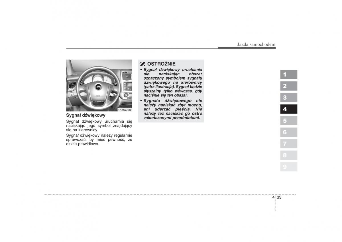 KIA Sportage II 2 instrukcja obslugi / page 154