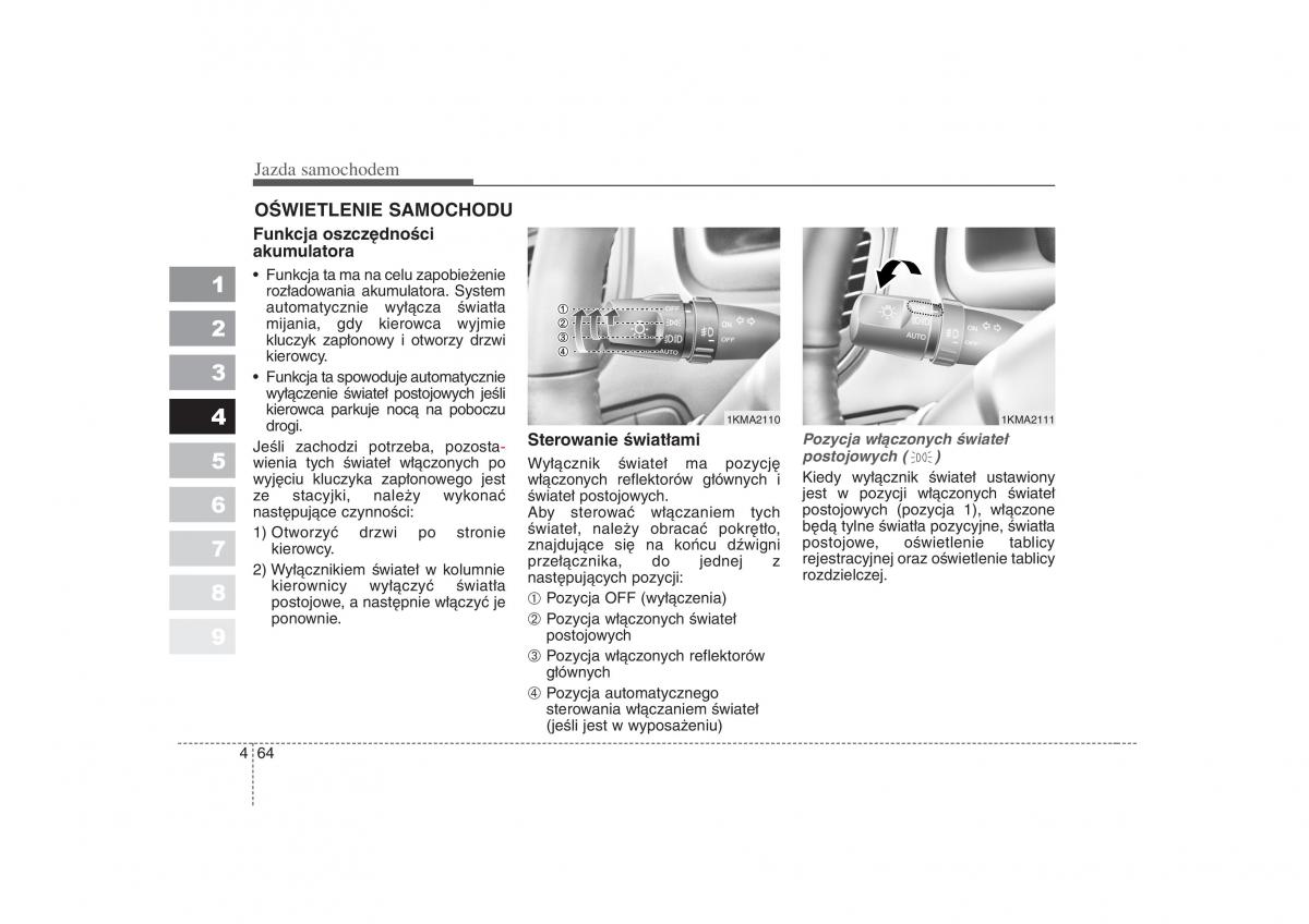 KIA Sportage II 2 instrukcja obslugi / page 185