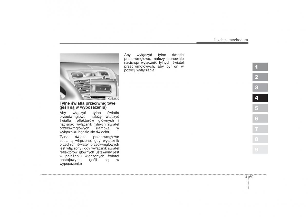 KIA Sportage II 2 instrukcja obslugi / page 190