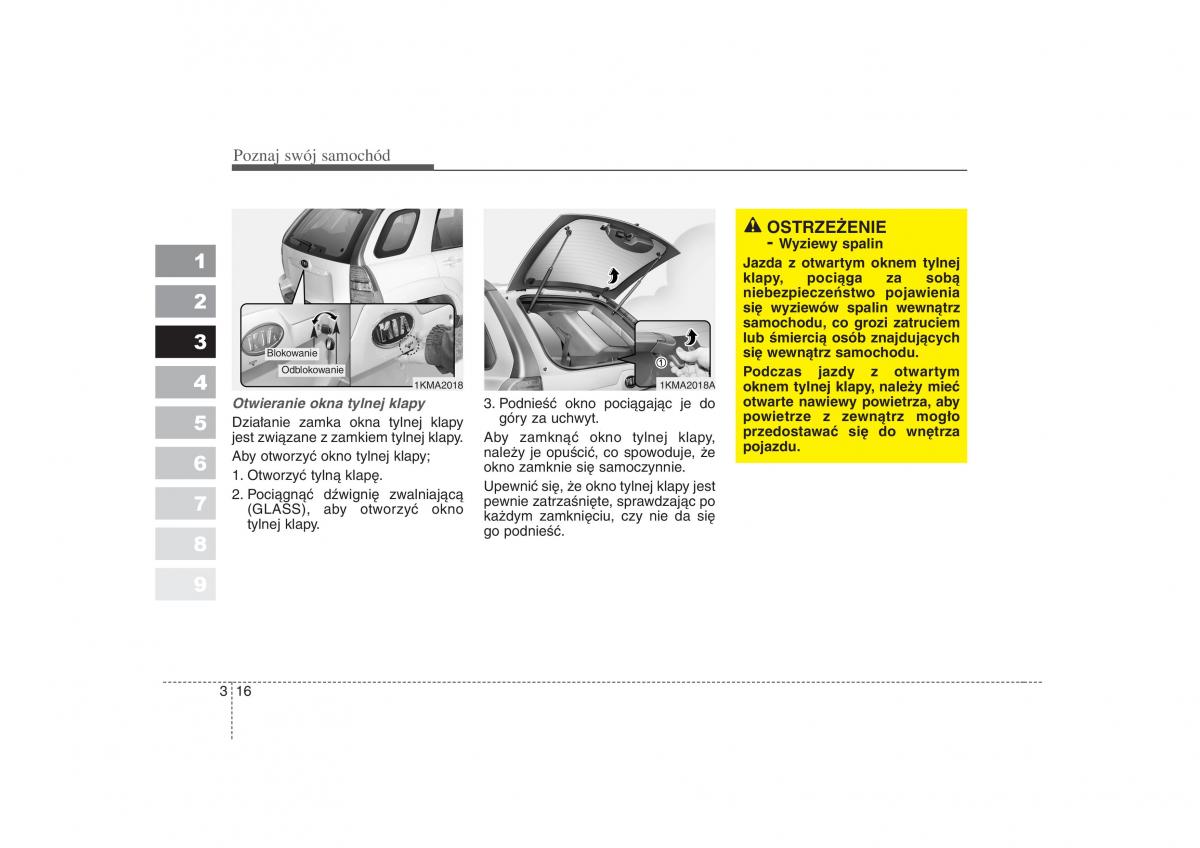 KIA Sportage II 2 instrukcja obslugi / page 27