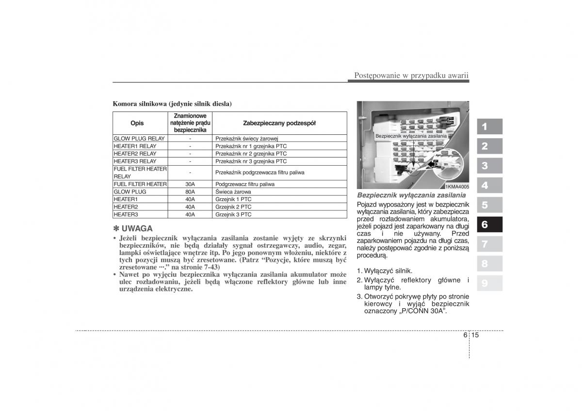 KIA Sportage II 2 instrukcja obslugi / page 280