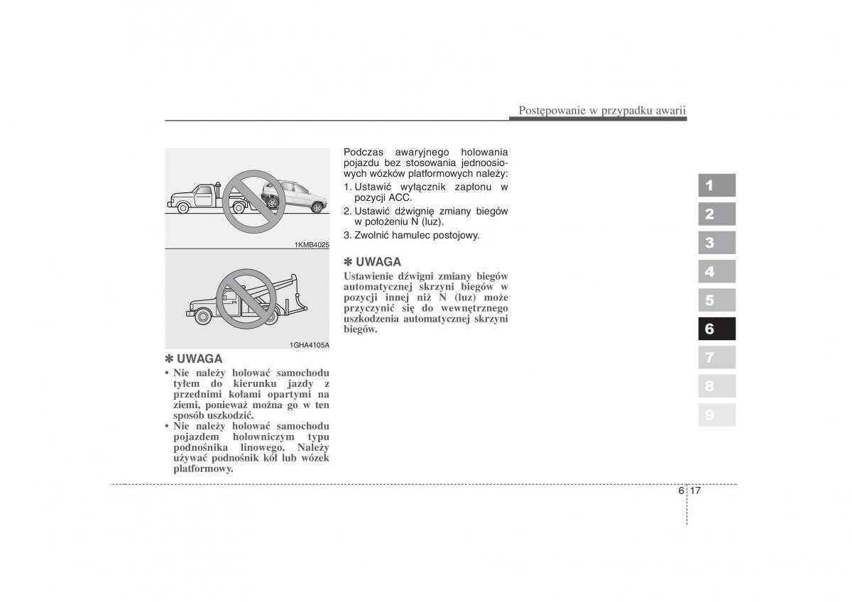 KIA Sportage II 2 instrukcja obslugi / page 282